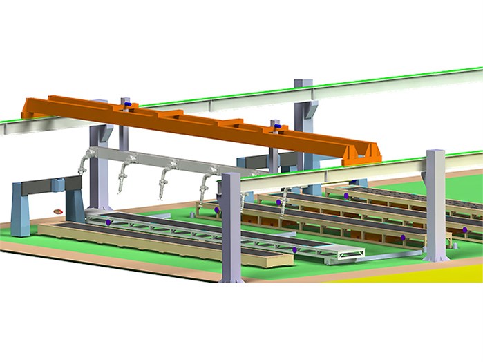 复合材料零部件成型自动化生产线